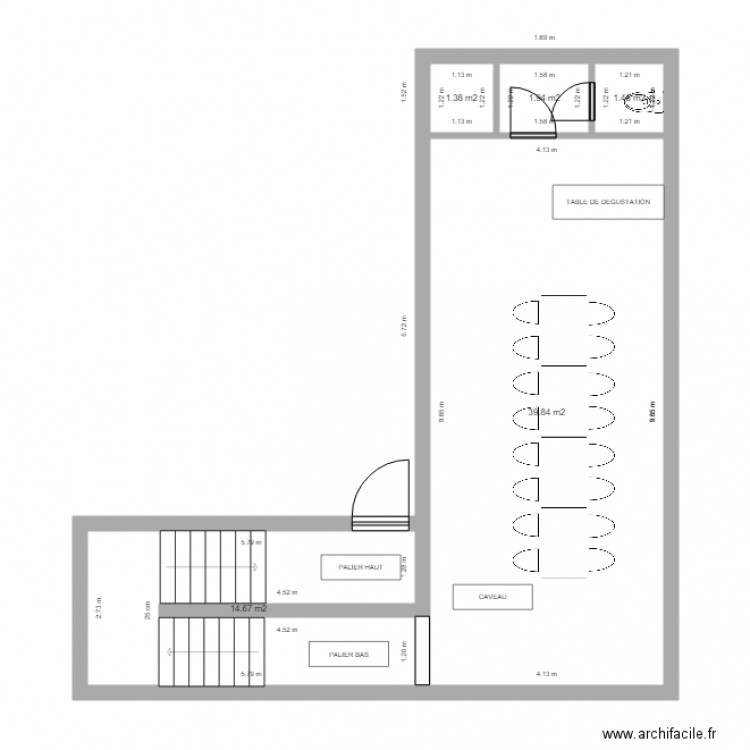 LE BALTHAZART PLAN CAVEAU. Plan de 0 pièce et 0 m2