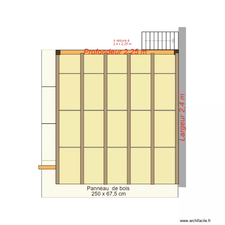 Plate forme astronomique 11. Plan de 