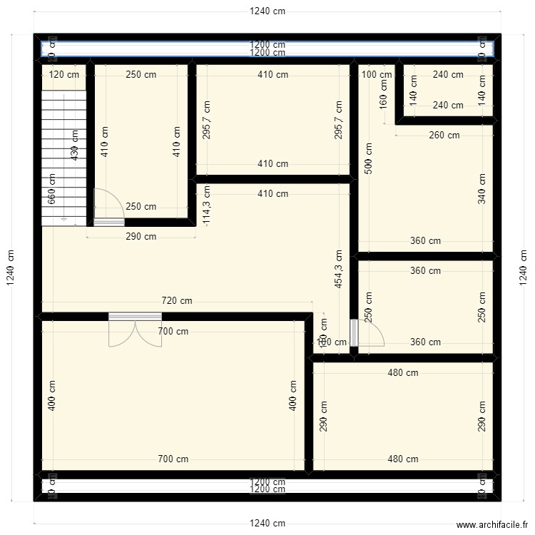 plan 12.4mx12.4m Client 20 73 73 65 v2. Plan de 0 pièce et 0 m2