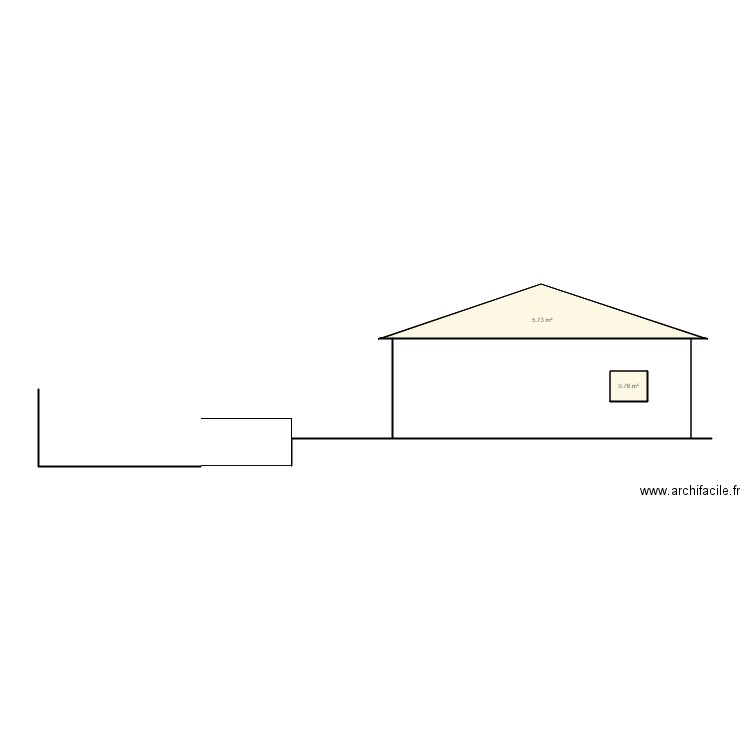 coupe sur SPA. Plan de 0 pièce et 0 m2