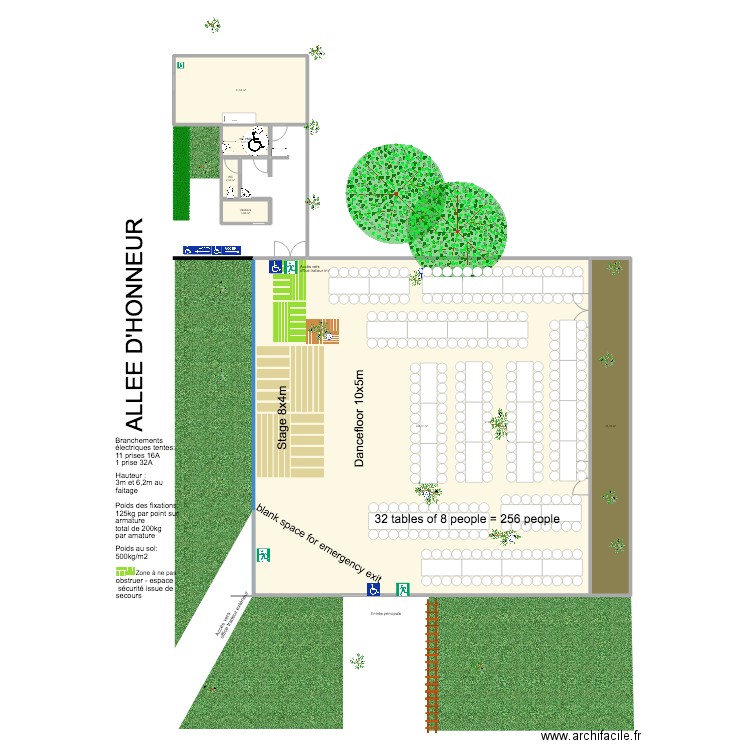 M&F 13th of August 2022 V2. Plan de 6 pièces et 489 m2