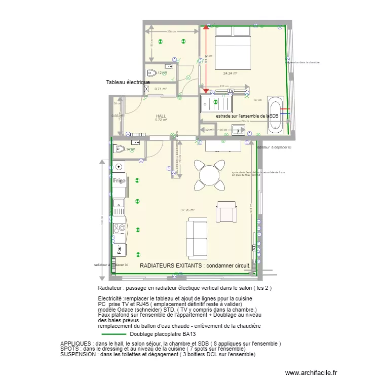 projet LE ROCH3A. Plan de 