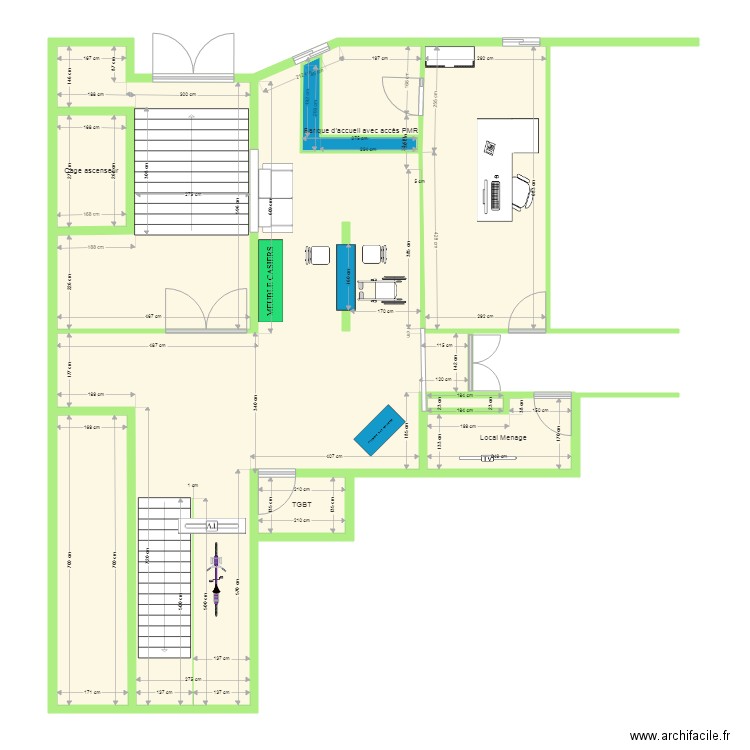 accueil 13M  Modification V3. Plan de 0 pièce et 0 m2