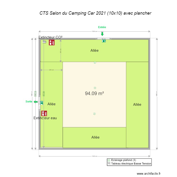 Plan CTS Salon du Camping car 1. Plan de 0 pièce et 0 m2