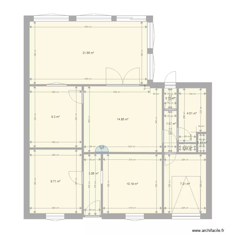 projet nicolas baisse plein pied. Plan de 