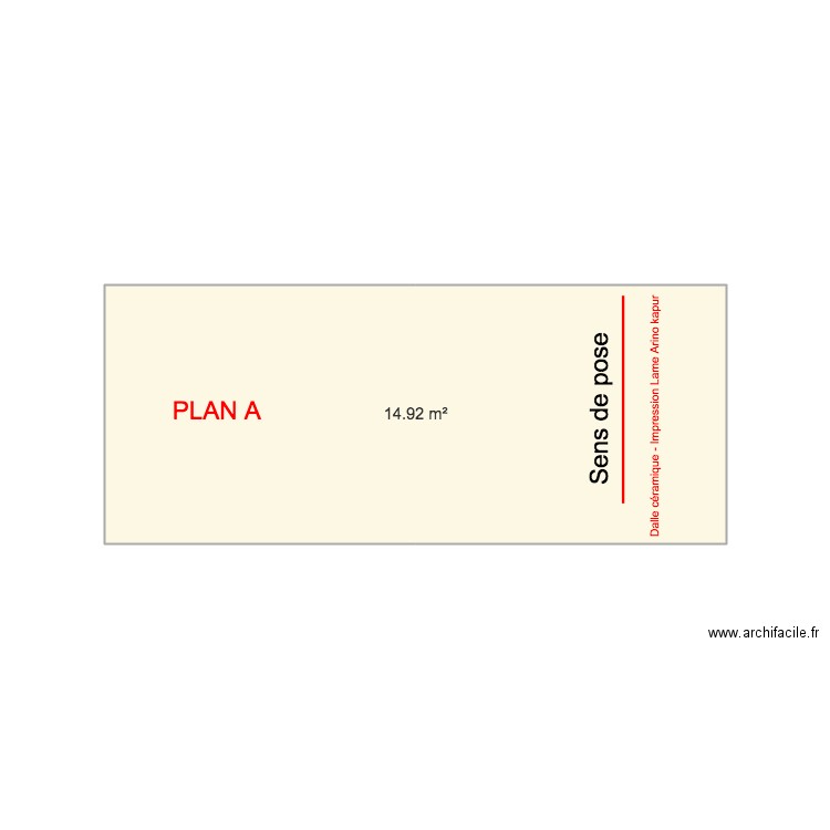 Terrasse PLAN A. Plan de 0 pièce et 0 m2