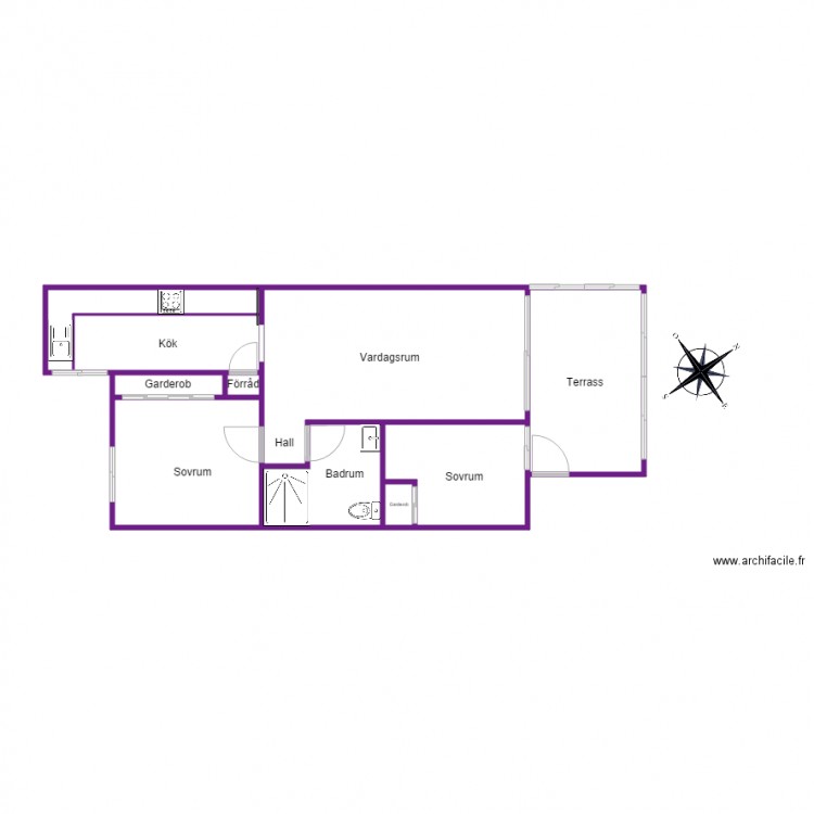 Planritning Ciñuelica 86. Plan de 0 pièce et 0 m2