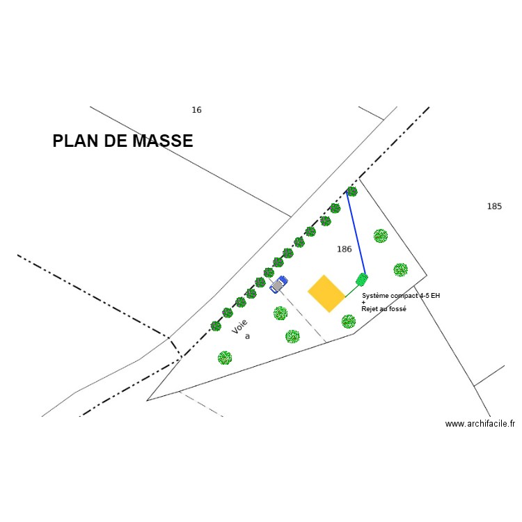 Alleamnd Gioia. Plan de 0 pièce et 0 m2