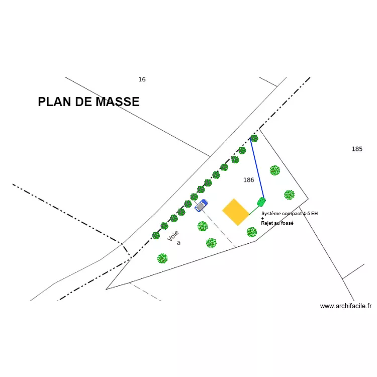 Alleamnd Gioia. Plan de 