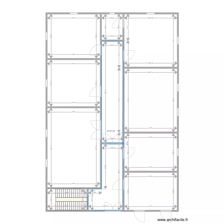 Plan Achete Abeiderrahmane. Plan de 