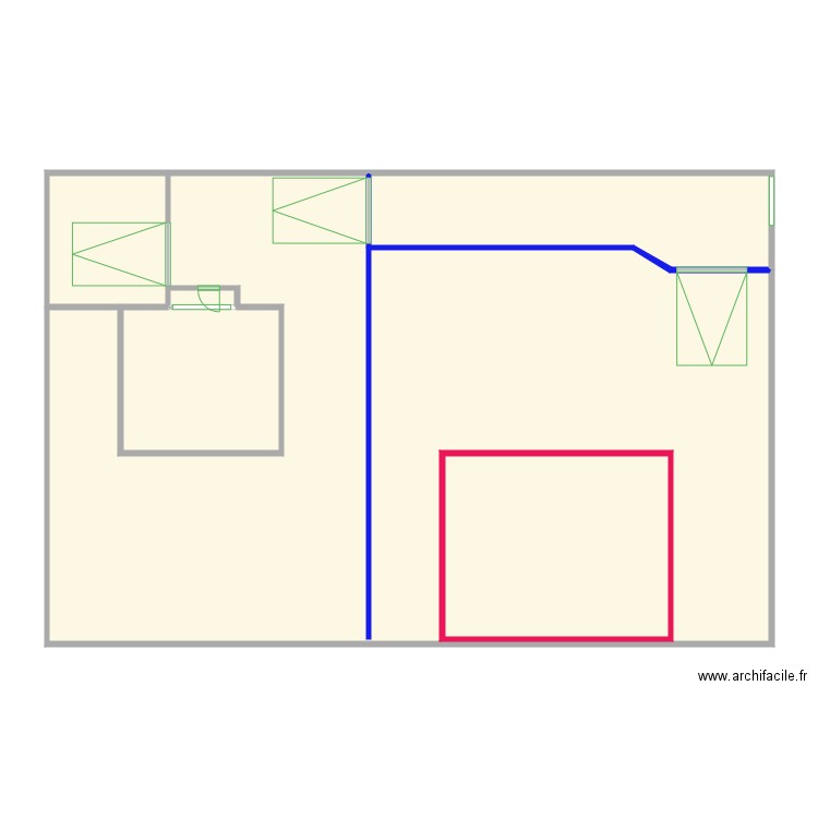 62 bis 1 projet . Plan de 0 pièce et 0 m2