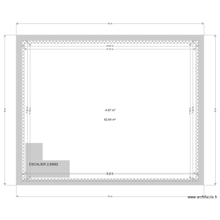 surface TAXABLE RDC. Plan de 0 pièce et 0 m2