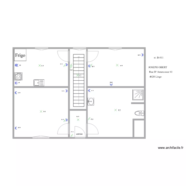 amercooeur B 011 d. Plan de amercooeur B 011 d. Plan de