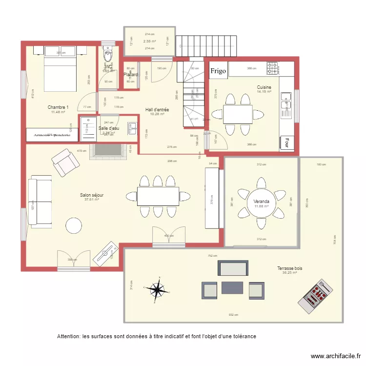 BI 1445. Plan de BI 1445. Plan de