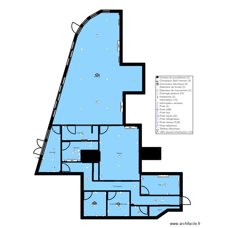 94T225F Elec. Plan de 0 pièce et 0 m2