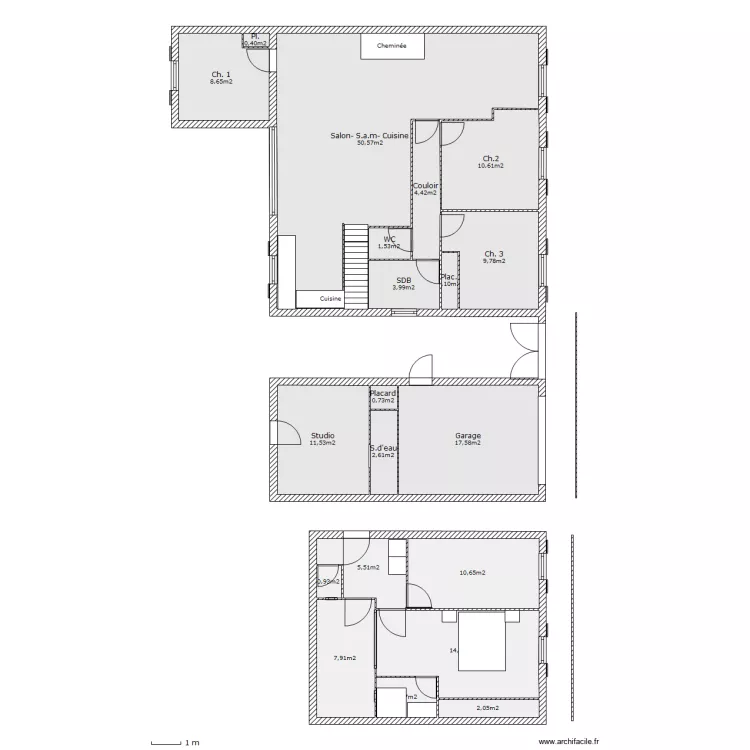 72, imp bohème, etage 4. Plan de 72, imp bohème, etage 4. Plan de