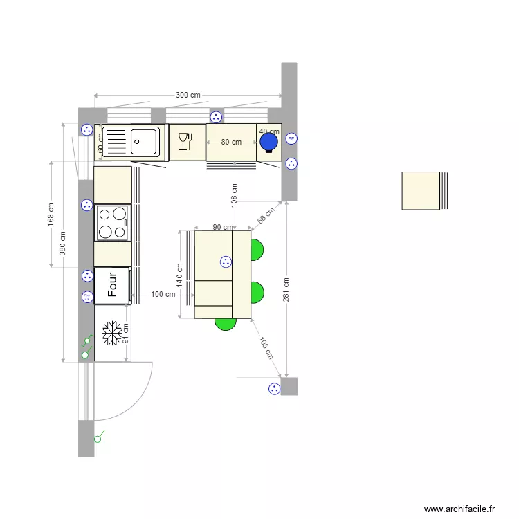CUISINE 2 2. Plan de 