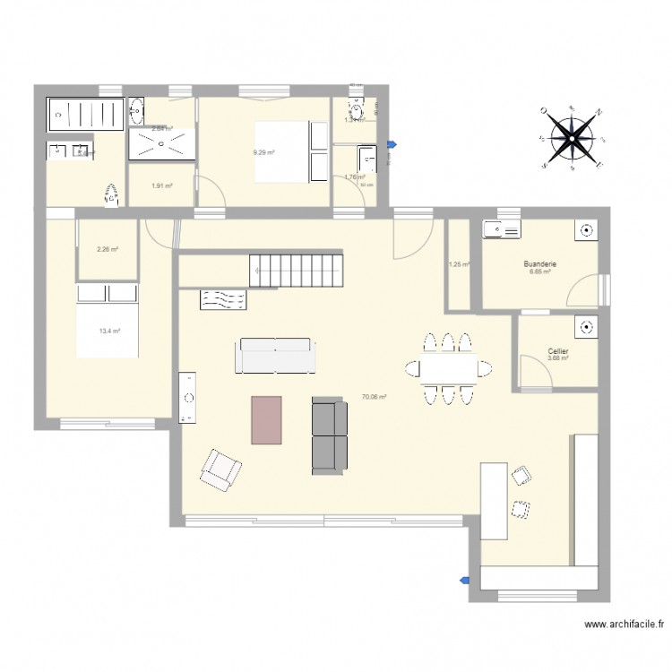 CBX test maison. Plan de 0 pièce et 0 m2