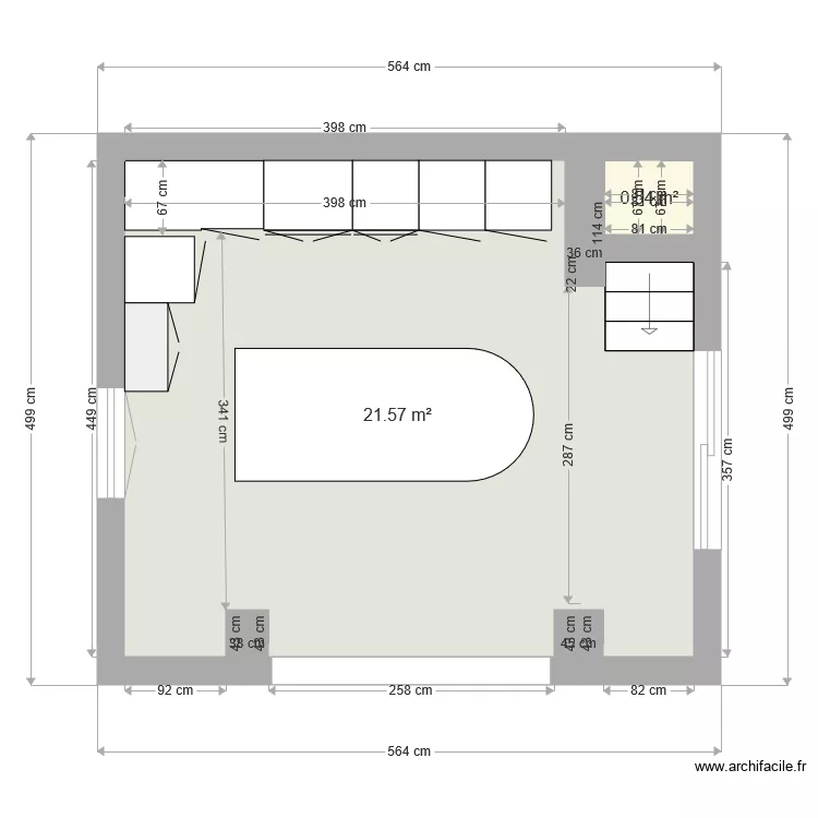 cuisine. Plan de 