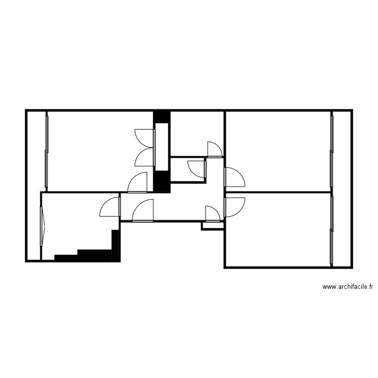 Pelleport 70 72 Gissler plan 1. Plan de 0 pièce et 0 m2