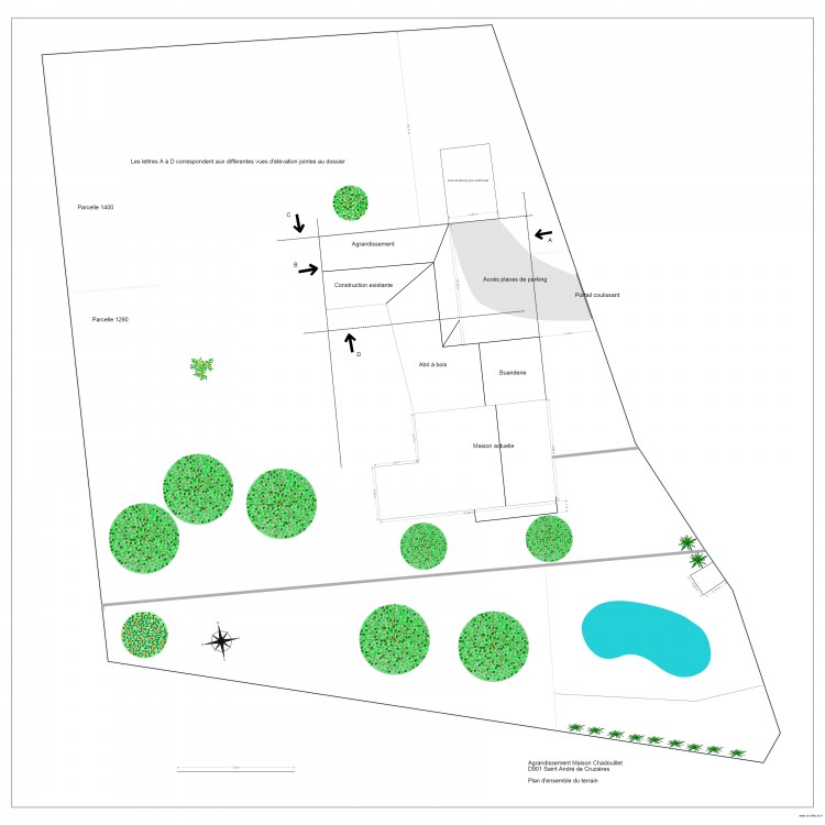 cadastre. Plan de 0 pièce et 0 m2