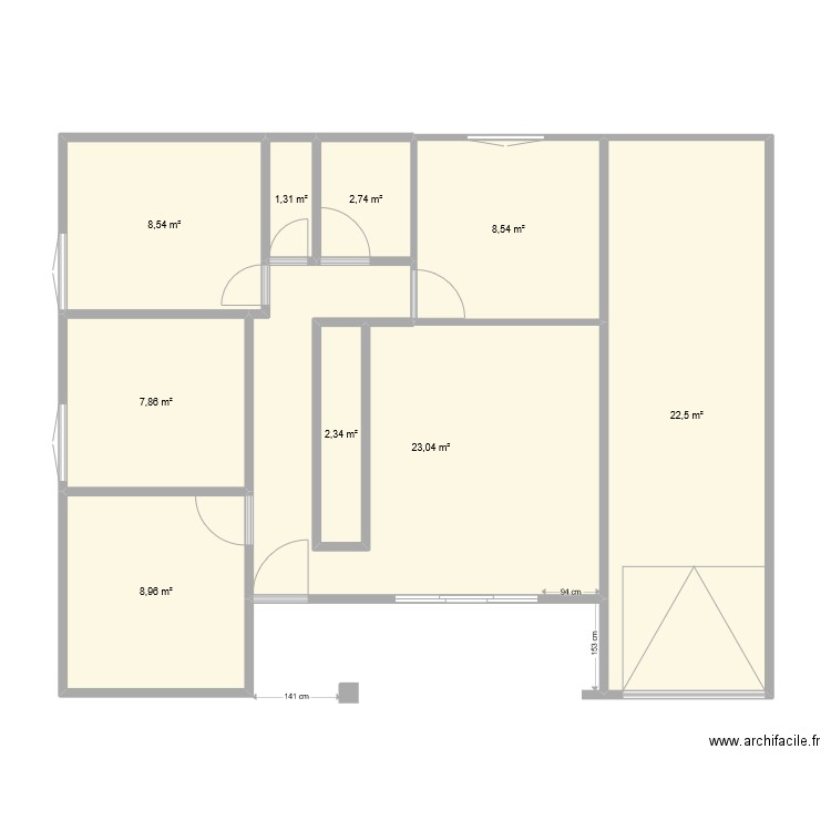 LABADIER PROJET 2. Plan de 0 pièce et 0 m2