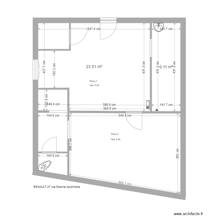 ESNAULT EDL GRENIER. Plan de 0 pièce et 0 m2