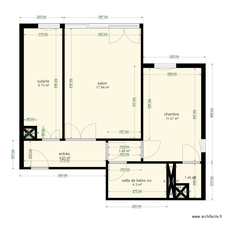 bottier de claircigny . Plan de 0 pièce et 0 m2