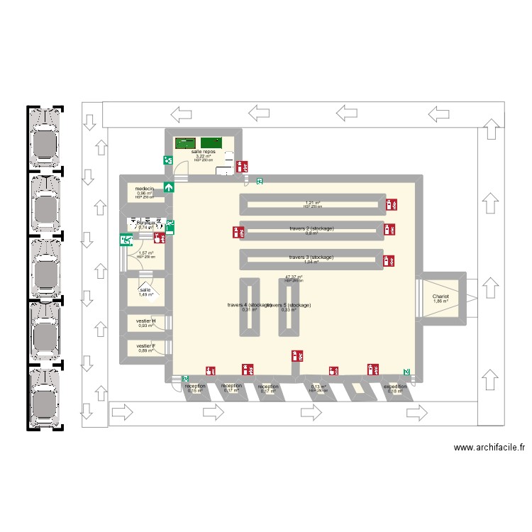plan. Plan de 0 pièce et 0 m2