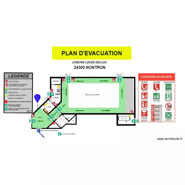 cinema ntn. Plan de cinema ntn. Plan de