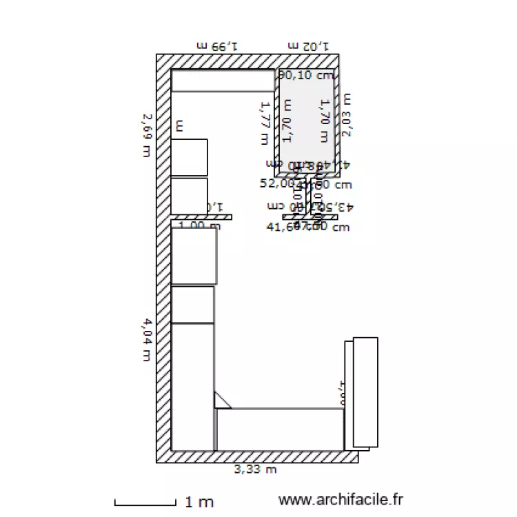 CUISINE. Plan de 