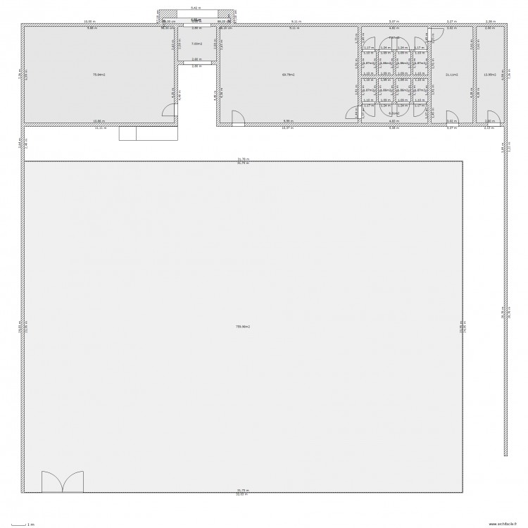 RDC entree Gauche. Plan de 0 pièce et 0 m2