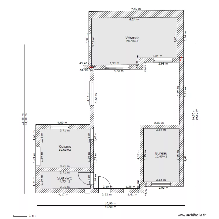 Extension. Plan de 