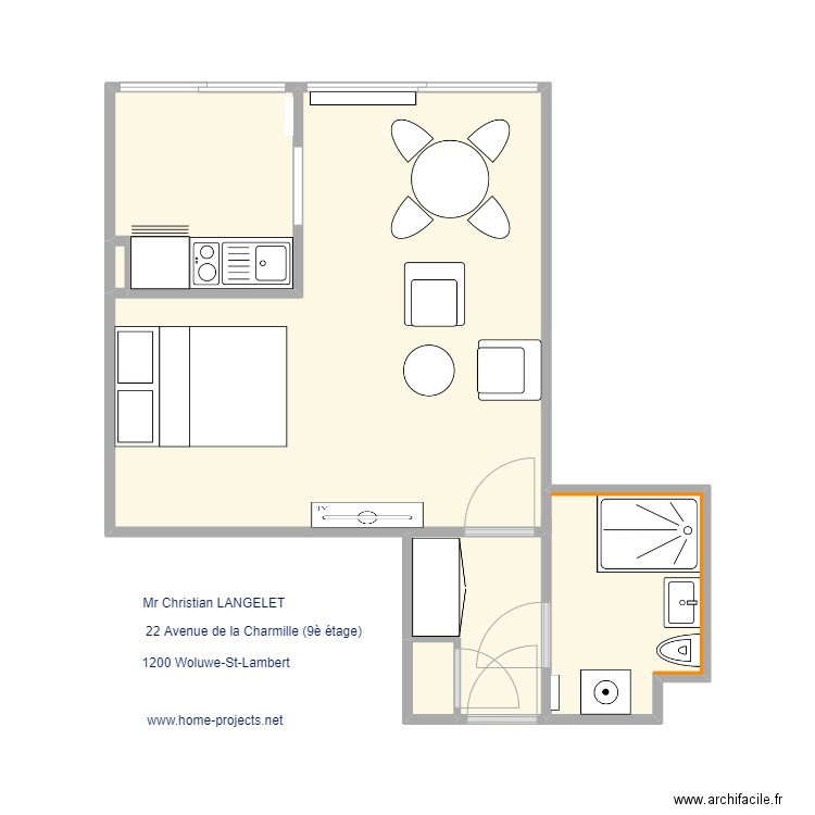 LANGELET 22 CHARMILLE 270723 4. Plan de 6 pièces et 31 m2