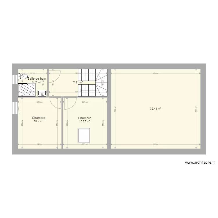 antona etage. Plan de 