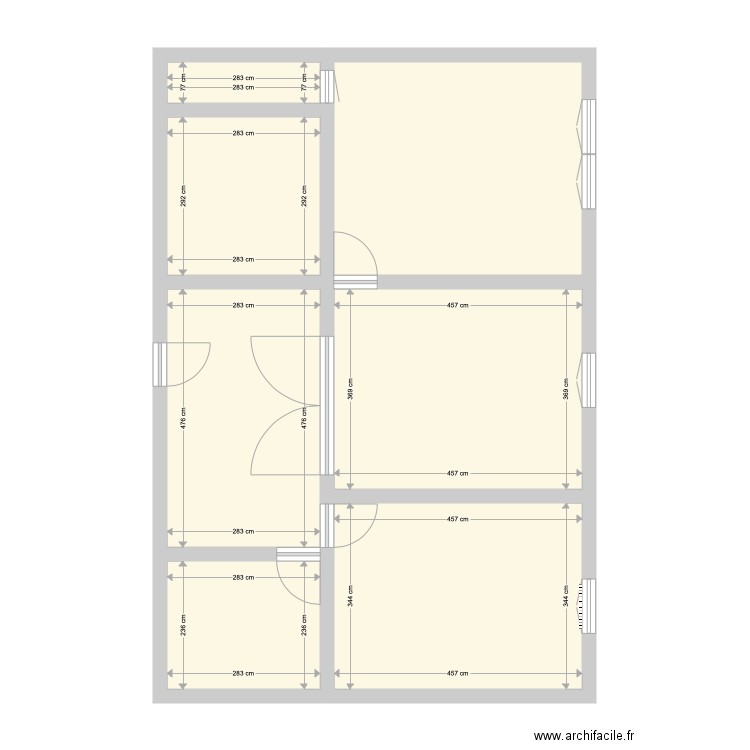 Appartement Lausanne. Plan de 0 pièce et 0 m2