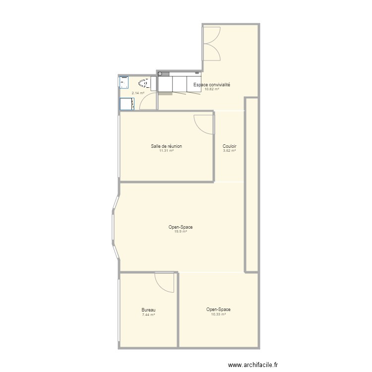 94 SAINT LAZARE. Plan de 0 pièce et 0 m2