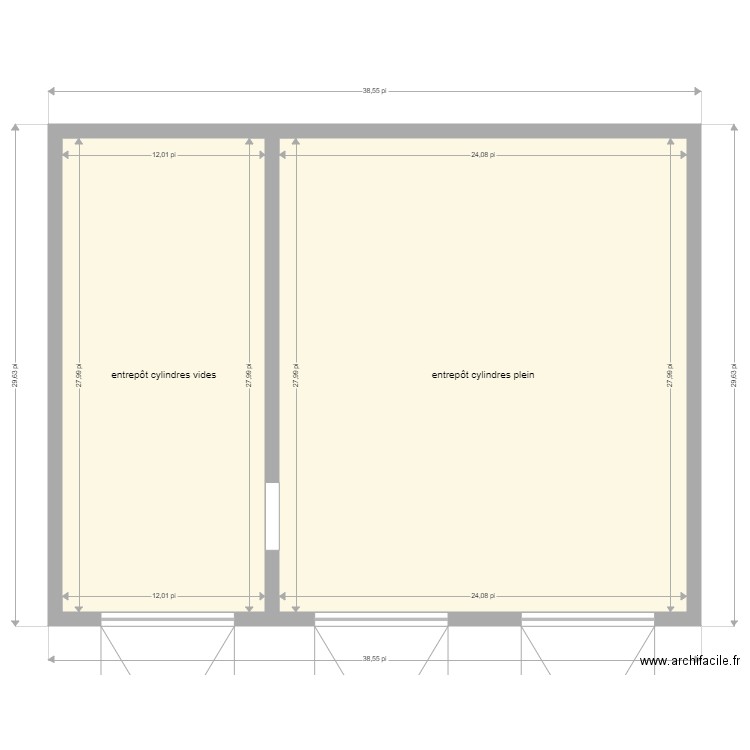 dock . Plan de 0 pièce et 0 m2