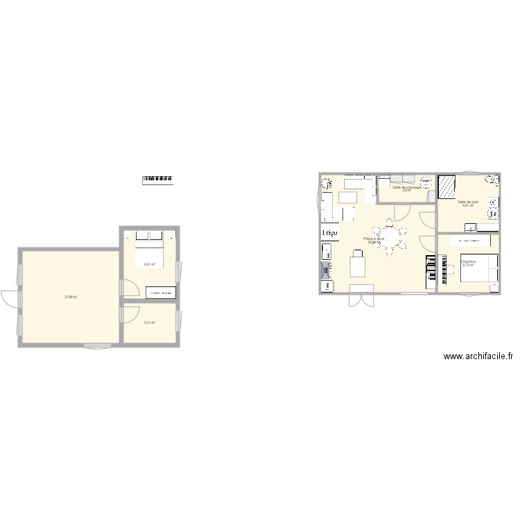 Plan Chalet Gard WSN. Plan de 0 pièce et 0 m2