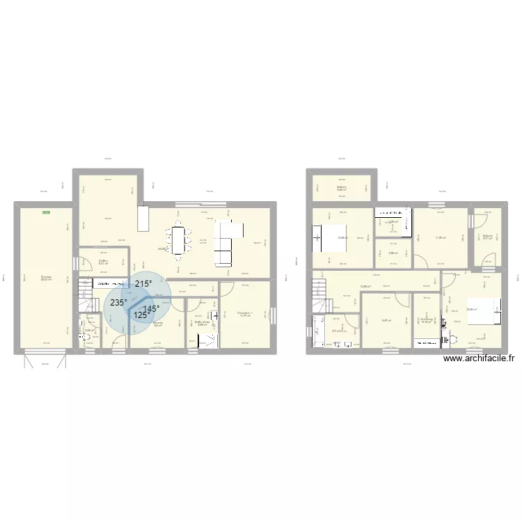 Plan étage 1. Plan de 0 pièce et 0 m2 Plan étage 1. Plan de 0 pièce et 0 m2