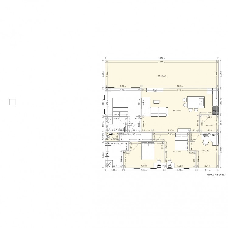 Tidou 3 Fromagers. Plan de 0 pièce et 0 m2