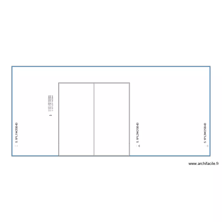 wall 25 flat room plugs X 3. Plan de 
