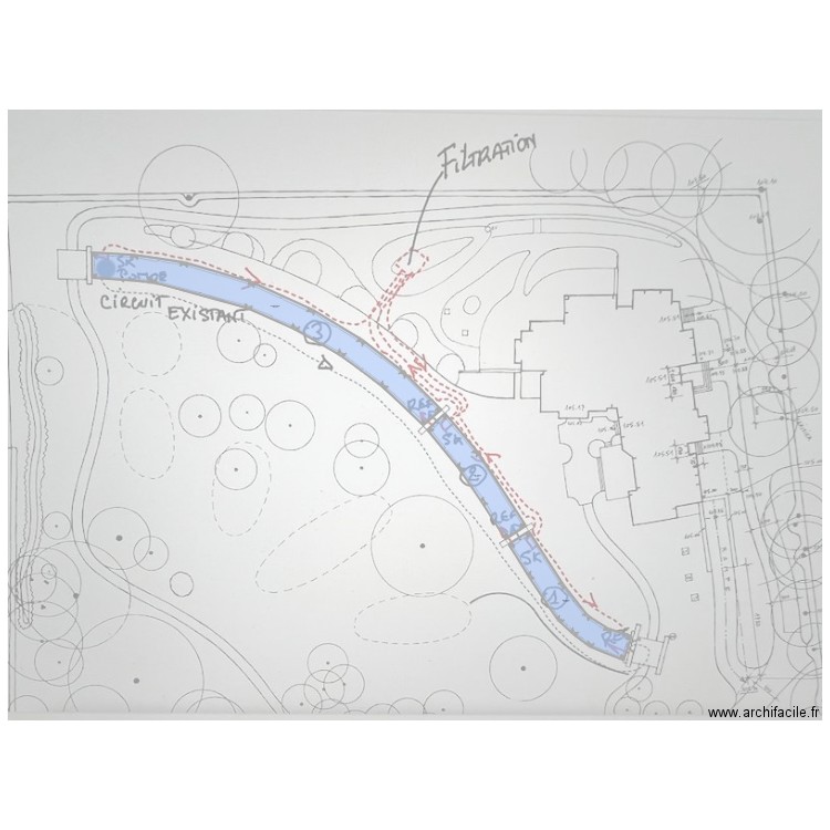 LCDV. Plan de 3 pièces et 281 m2