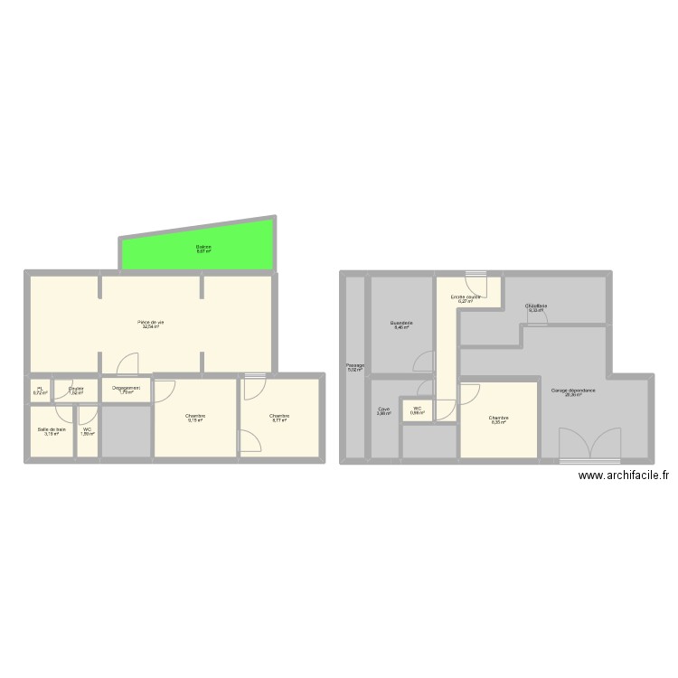 PETIT Dominique. Plan de 0 pièce et 0 m2