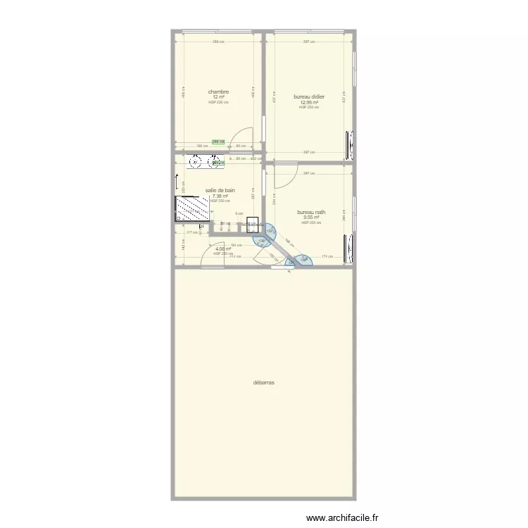 am&eacute;nagement bas. Plan de 0 pièce et 0 m2