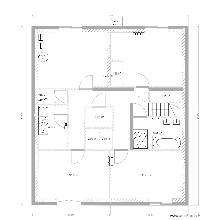 rdc Brem 6. Plan de rdc Brem 6. Plan de