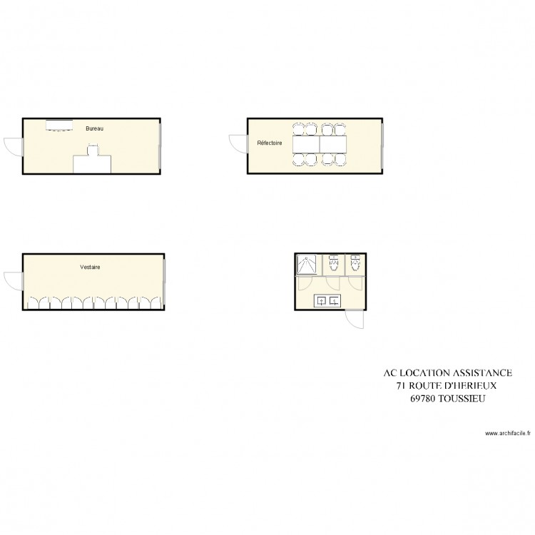 ESN chantier Feyzin. Plan de 0 pièce et 0 m2