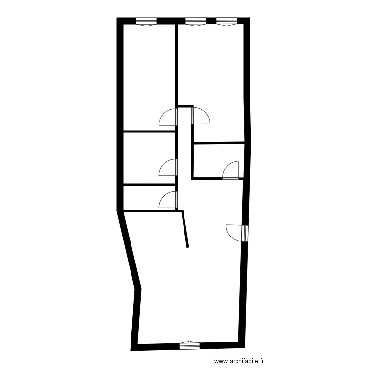 SCI ROAT APP 12. Plan de 6 pièces et 85 m2