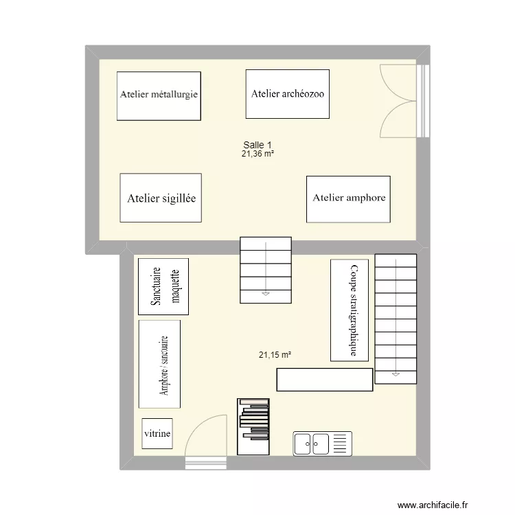 Mus&eacute;e Luern. Plan de 