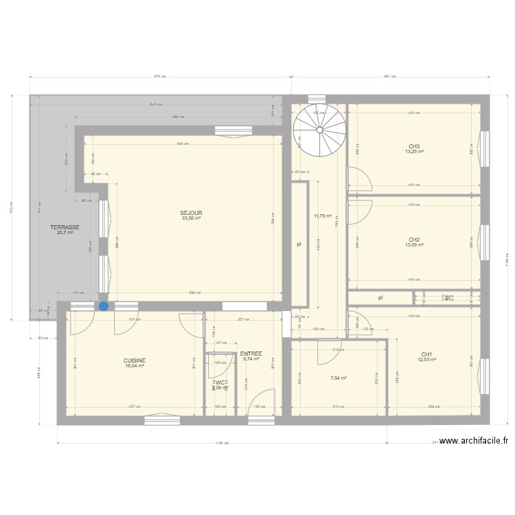 MAISON FALICON. Plan de 0 pièce et 0 m2